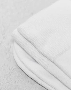 New Look 5 Pack Plain Socks In White For Men 6 New Look 5 Pack Plain Socks In White For Men -Look Espn Store 207330988 3