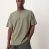 New Look Oversized T-shirt In Olive For Men Smokey Olive