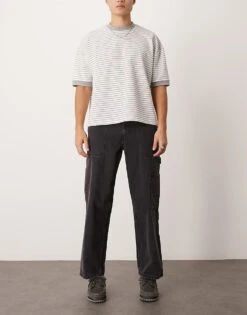 New Look Carpenter Jeans In Washed Black For Men -Look Espn Store 207469164 1 washedblack 1