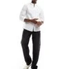 New Look Grandad Shirt In White For Men