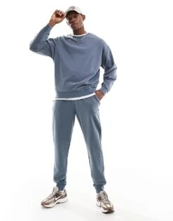 New Look Washed Sweatshirt Co-ord In Vintage Indigo -Look Espn Store 207469196 1 vintageindigo 2