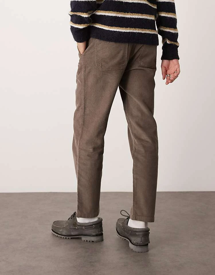 New Look Cord Trousers In Mid Brown For Men 3 New Look Cord Trousers In Mid Brown For Men - Image 3