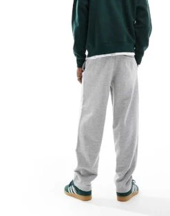 New Look Straight Leg Joggers In Grey Marl For Men -Look Espn Store 207689608 3