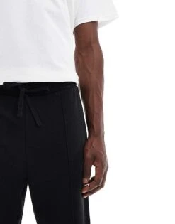 New Look Straight Leg Joggers In Black For Men -Look Espn Store 207689672 4