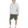 New Look Cargo Jersey Short In Dark Khaki For Men