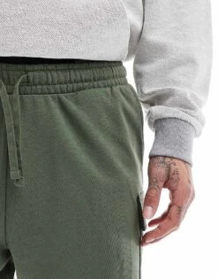 New Look Cargo Jersey Short In Dark Khaki For Men -Look Espn Store 208319528 5