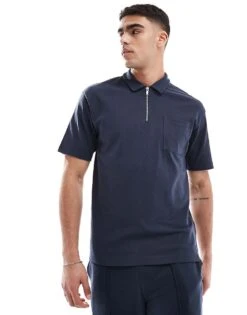 New Look 3 Piece Jogger, Polo & Shirt Co-ord In Navy -Look Espn Store 208324764 1 navy 1